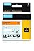 DYMO Industrial Labels for DYMO Industrial Rhino Label Makers, Black on Orange, 1/2