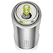 BrüMate Hopsulator Slim Double-walled Stainless Steel Insulated Can Cooler for 12 Oz Slim Cans (Glitter Ruby)