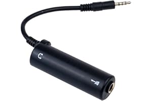 GOPKUNIW Guitar Interface Converter - Guitar Effects Interface Adapter Converter Link for Phone - Guitar Audio Interface Phone Tuner Lightweight Audio Adapter for iPhonei/Pad/Android Processed