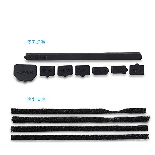 Dobe PS4 Pro Dust Proof Pack Kits - 2-in-1 Dust Proof Dust Protector Prevention Cover Case Mesh Jack Stopper Pack Kits for Comfortable with Sony Playstation 4 Pro Gaming Console [Playstation 4 Pro] - Thumbnail 4