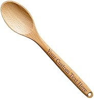 Customized 3D Laser Engraved Personalized Custom Wooden Spoon Birthday Christmas Easter Anniversary Wedding Gi