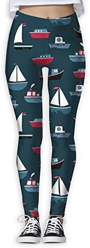 Accxvyu Cool Sailing Boats Cool Captain Girls' Cool Yoga Pants Leggings
