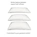 Meeracula - Proprietary Foam Formula- Shredded Memory Foam Pillow for Neck Pain Relief Cooling - Aloe Vera and Bamboo infused Zippered Washable Cover - King/Queen