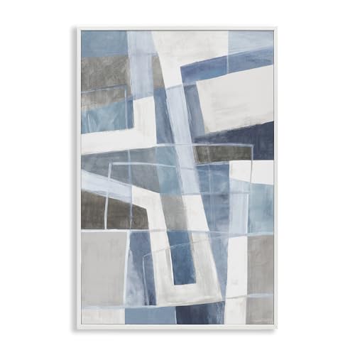 Subtle Geometrics Abstract, 12 x 18 Inch Framed Giclée Print