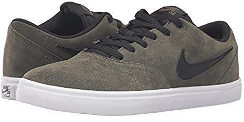 NIKE Men s SB Check Solarsoft Skate Shoe (9.5 D(M) US, Dark Grey/Dark Grey) NIKE Men s SB Check Solarsoft Skate Shoe (9.5 D(M) US, Dark Grey/Dark Grey)
