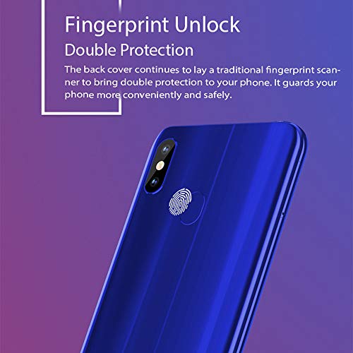 Inkach Unlocked Cell Phones, 6.18” FHD Full Screen Android 8.1 Octa-Core Processor Smart Phone, 4G LTE Dual HD Camera WiFi GPS Mobile Phone, 4GRAM 32GROM Dual SIM Card Cellphone Type-C (Black) - Thumbnail 3