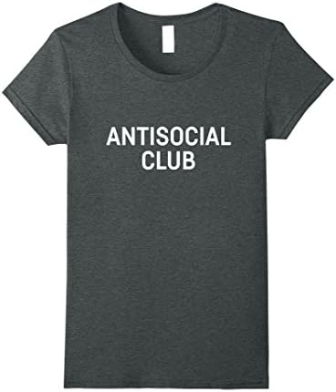 Womens Antisocial club shirts XL Dark Heather