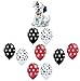 LoonBalloon DOG 101 Dalmations Dalmatians Spots Polka Dots Puppy 10 Party Mylar BALLOONS Set
