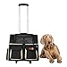 HEELE Pet Carrier Backpack Large Pets Trolley Carrier Dog Stroller Pet Carrier Travel Pet Bag Strollers(Pets up to 40 Pounds) Ventilated Designthumb 1