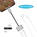 Headphone Adapter for iPhone Charger 3.5mm Jack Adapter for iPhone 8 / XR/X Earphones Adapter Jack Splitter Dual in 1 Music Charger Cables Charge & Aux Audiothumb 1