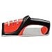 METALBAY Manual Knife Sharpener System, Professional Kitchen Chef Sharpening Kit, Small 3-in-1 Diamond Knife Sharpening Jip for Repairing, Restoring, Polishing (Safe and Portable)