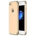 RANVOO iPhone 7 Case, Slim Fit Thin Hard Stylish Cover 3 in 1 Detachable Case, Gold, [Clip-ON Series]