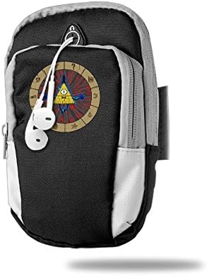 Mixiu Bill Cipher Gravity Falls Sports Arm Bag Black