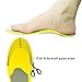 Xfome Style Comfort Orthotic Arch Support Insoles for Sport Shoes and Work Boots Relief for Foot Pain Due to Flat Feet and Plantar Fasciitis(Men)