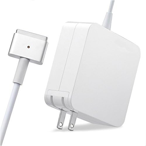 Macbook Pro Charger, Ac 60W Magsafe 2 (T-Tip) Replacement Power Adapter for Macbook Pro with 13-inch Retina display - After Late 2012