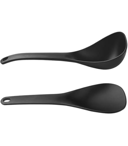 Clearance Items! SLMOTUAE Stainless Steel Rice Spoon Spoon Serving Spoon Can Be Vertical - View #8