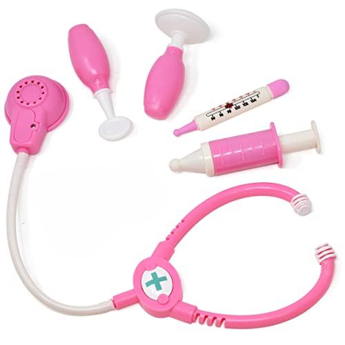 Pretend Play Medical Set, Baby Doll Doctor Kit for Kids Includes 12