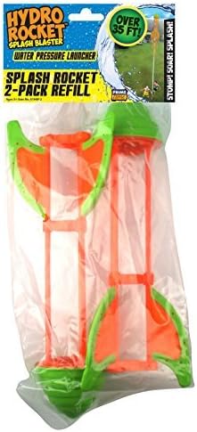 Prime Time Toys Wet N' Wild Hydro Rocket Splash Blaster Water Rocket (2-Pack Rocket Refill) by Splash Bombs