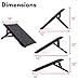 BIRDROCK Home Adjustable Pet Ramp for Small Dogs, Cats, Puppies - Foldable Wooden Dog Ramp for Couch, Bed, Car - Indoor or Outdoor- Safe, Portable, Non-Slip Carpet - 13