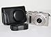 MegaGear Black Leather Camera Case Set for Nikon COOLPIX A with 28 mm Lens Case