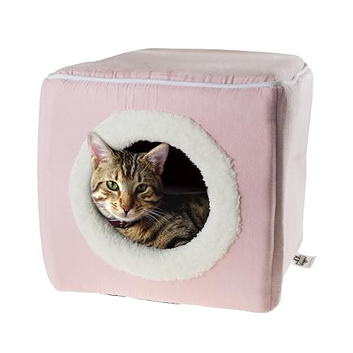 Cat House - Indoor Bed with Removable Foam Cushion