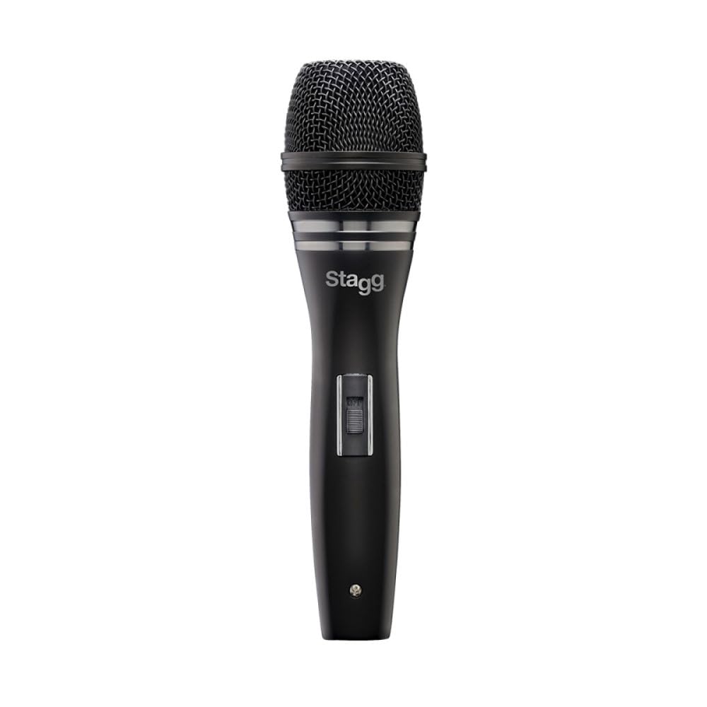 Stagg SDM90 Professional Cardioid Dynamic Microphone, 3-Pin XLR Connection, Vocal and Instrumental Microphone