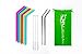 Silicone Straws By KJA: Set Of 6 Reusable Silicone And Stainless Steel Straws For 30 oz Yeti | Rtic Tumbler With Cleaning Brushes And Storage Pouch – Extra Long Multipurpose Straws For Drinks And More