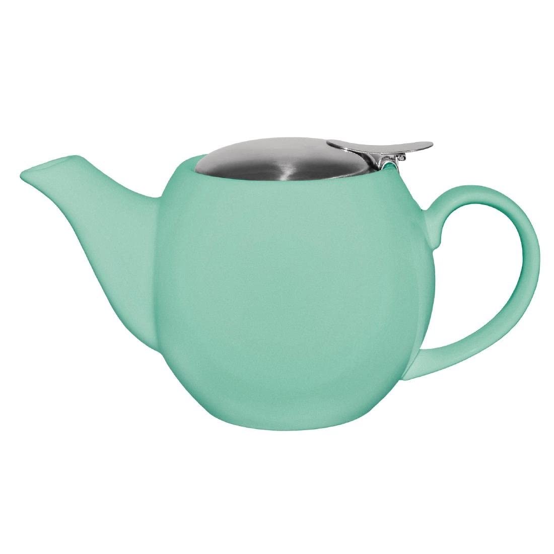 Olympia Cafe Teapot Aqua 510Ml 18Oz Restaurant Catering Tea Innovative 1pc
