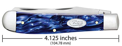 Personalized Case SparXX Blue Pearl Kirinite Smooth Trapper with Free Laser Engraving