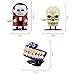 FUNNISM 12 Pieces Halloween Assorted Clockwork Wind-up Toys for Kids Party Favors