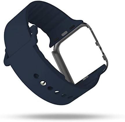 Veneibe Soft Silicone Sport Style Replacement Iwatch Strap Band for Apple Watch Series 1 Series 2 (blue42mm)