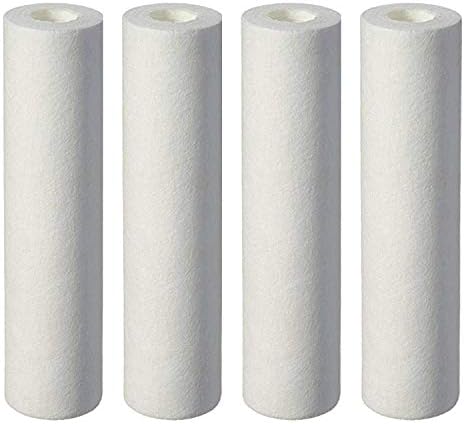 VXI® 10-inch PP Spun Filter for R.O. Purifiers (White) -4 Pieces