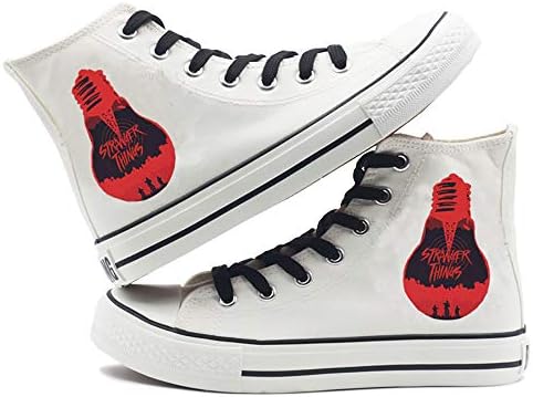 Stranger Things Unisex Canvas Shoes Hi-Top Lace-up Fashion Sneaker-1