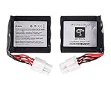 GPTOYS 2pcs 800mAh Li-ion Battery for GPTOYS S911 S912 S916 RC Cars High Speed Truck Accessory Supplies (3rd Version)