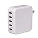 Lumsing Quick Charge 2.0 Multi-Port USB Wall Charger,40W Charging Station Dock, 1 Port QC2.0 + 4 Port with Smart IC Technology, 5 Port Wall Charging Hub for SmartPhones-Grey