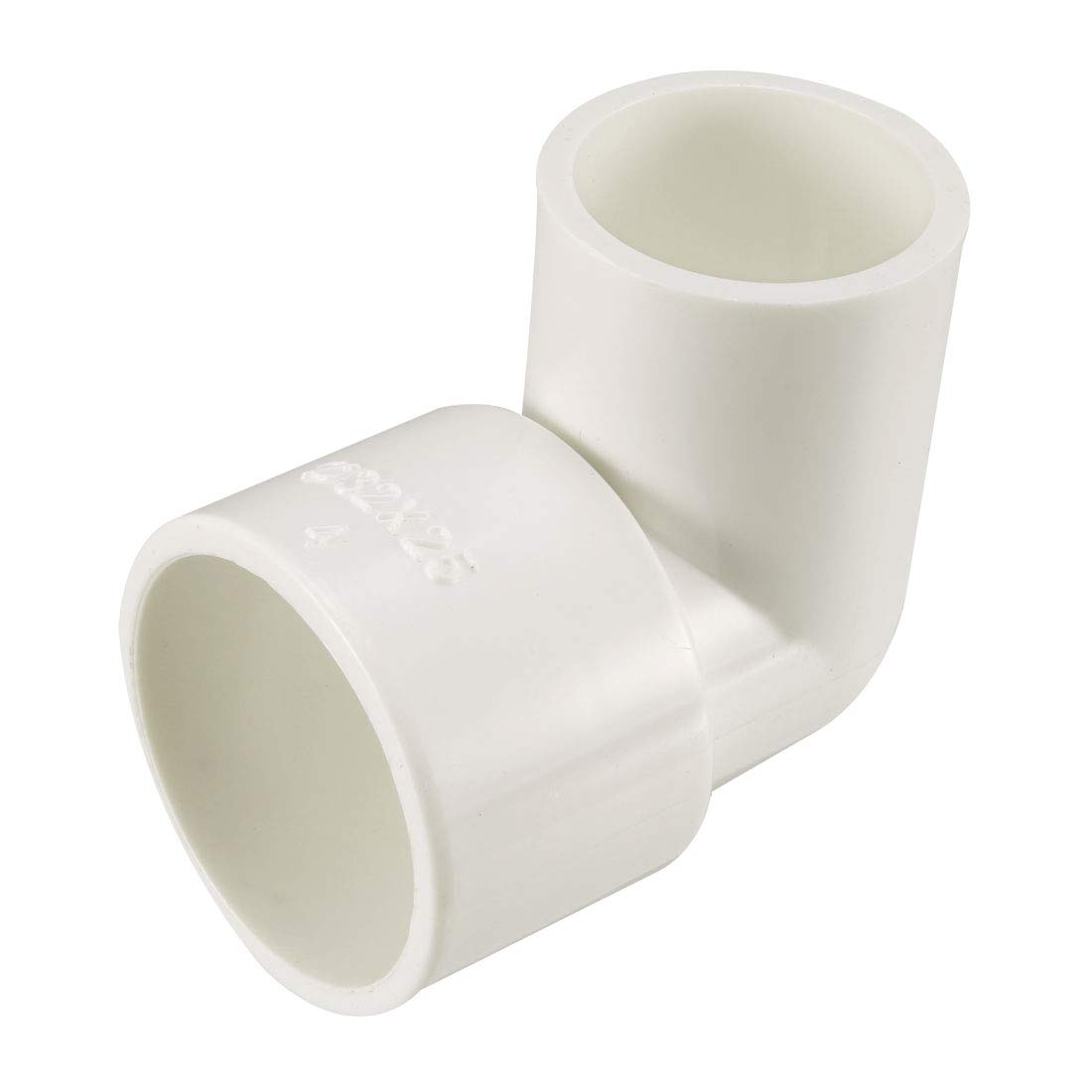 sourcing map 32mm Slip x 25mm Slip 90 Degree PVC Pipe Fitting Elbow Adapters 5 Pcs