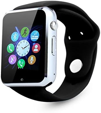 Smart Watch Phone,OURSPOP SmartWatch Bluetooth Unlocked Watch Cell Phone -1.54inch Round Touch Screen 2G SIM GSM Card With Sleep Monitor, Camera, Push Message, Anti-Lost(Black)
