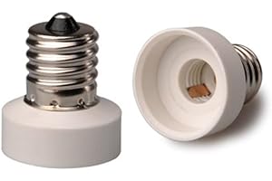 E-Simpo E17 to E11 Light Socket Adapter, E17 to E11 Adapter (10pcs E17 to E11 Adapter)