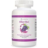 Youngevity Premium Muscadine Grape Seed - 650 mg - Nature's Pearl Antioxidant Superfood - Rich in Resveratrol, Ellagic-Acid, Quercetin, Anthocyandins, and More - 60 Servings