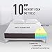 Molblly Full 10 Inch Memory Foam Mattress in a Box,Breathable Bed Comfortable Mattress for Cooler Sleep Supportive & Pressure Relief, 54