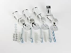 Soporte de Cromo de Abrazadera Universal para Radiador ...