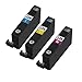 HI-VISION® 3 Pack Compatible Canon CLI-226 CLI 226 Color Ink Cartridge Replacement (Cyan,Yellow,Magenta) for PIXMA iP4820,iX6520,MG5320,MG5120,iP4920,MX882 Wireless,MG5220,MG8220