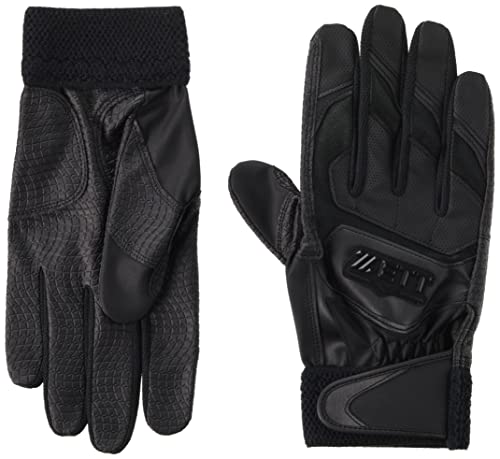 ゼット(ZETT) 野球 バッティンググローブ インパクトゼット 両手用 高校野球ルール対応 ブラック(1900) Lサイズ BG919HS商品画像