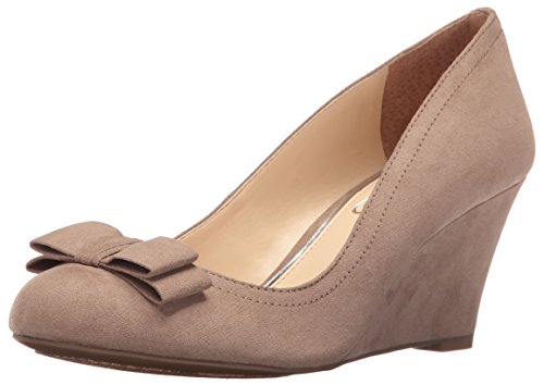 Jessica Simpson Women's Sorina Wedge Pump, Slater Taupe, 10 M US