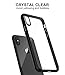 iPhone X Case,Clear Thin Case for Apple iPhone X/10[Slim Fit][Scratch Resistant][Clear Back],iPhone X Black Case Slim cover,tpu pc phone case for iPhone X(2017)-Black