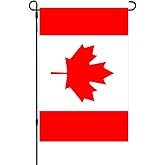 Canadian Garden Flags for Outside Small Patriotic Canada 12x18 Double Sided Yard Flags 4th of July Independence Day Outdoor Decor (Canada)