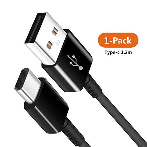 BQeT 100% Fast Charger with C Cable for Galaxy S10/A50/M30/M20/A20/A70/S9 (S10 Black)