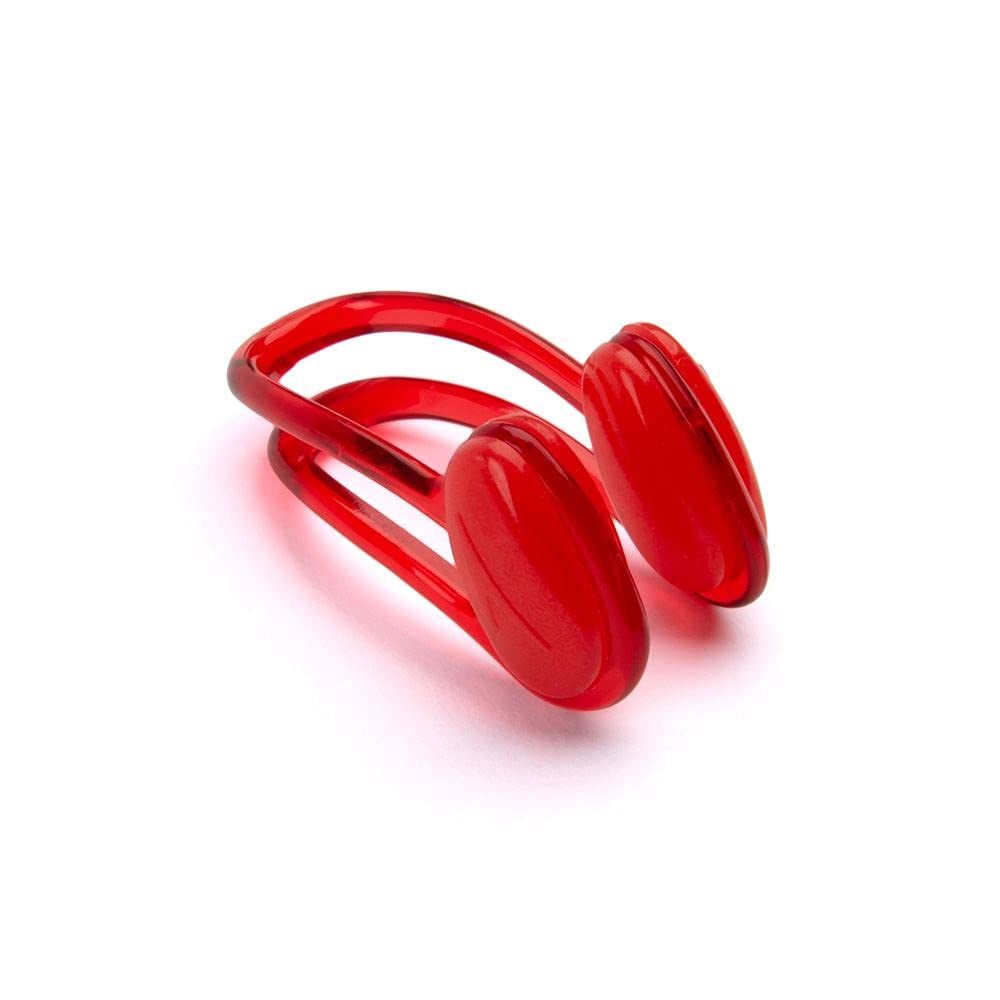 Speedo Unisex-Adult Universal Nose Clip | Kit Bag Swim Essentials Training Aids, Red, One Size