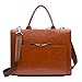 BOSTANTEN Briefcase for Women Leather Laptop Bag Lawyer Business Vintage Slim Work Bags