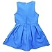 KIDHF Moana Little Girls Printed Princess Dress Cartoon (100/3-4Y, Blue)